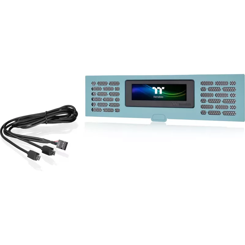 AC-067-OOCNAN-A1, torre completa, kit de panel LCD, turquesa, 5 V, 14 W, 277,5 mm