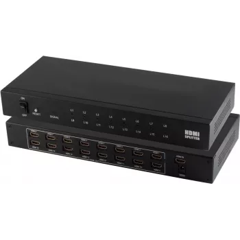 Divisor HDMI ShiverPeaks 05-03016 – 1× entrada a 16× salidas, compatible con 4K2K