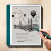 Amazon Kindle Scribe (2024) lector de libros electrónicos 64 GB, 10,2" sin reflejos, Wi-Fi, sin anuncios en la pantalla de bloqueo, con Premium Pen, Jade