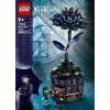 Set de construcción LEGO Wednesday 76784 flor de Dahlia Negra — modelo decorativo, 358 piezas, 9+ años