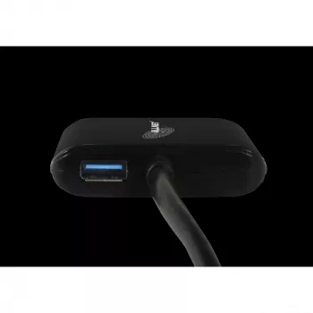 Adaptador de red USB 3.0 ALLNET ALL-NC-2G-102-USB-A con 2x Gigabit Ethernet y 1x concentrador USB