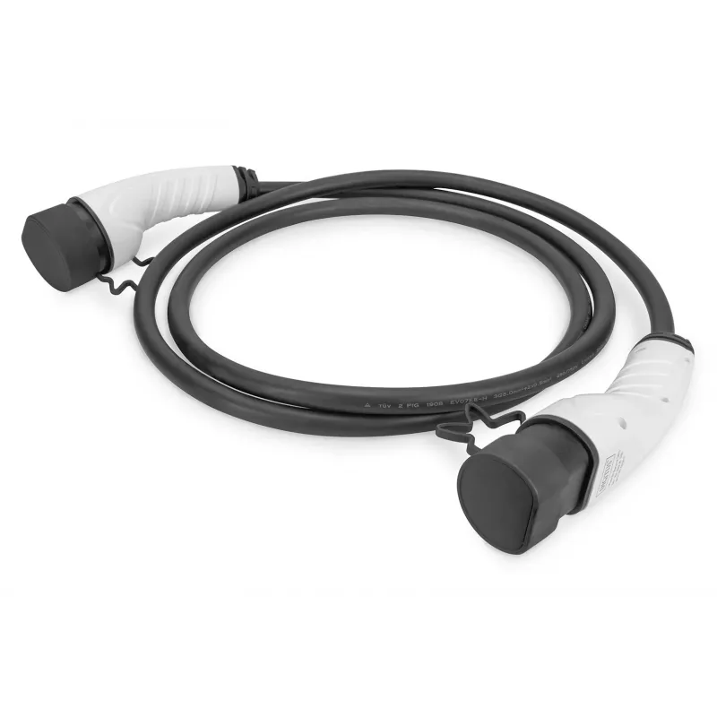 Cable de carga para VE Digitus 5 m Type 2 a Type 2 32 A 240 V