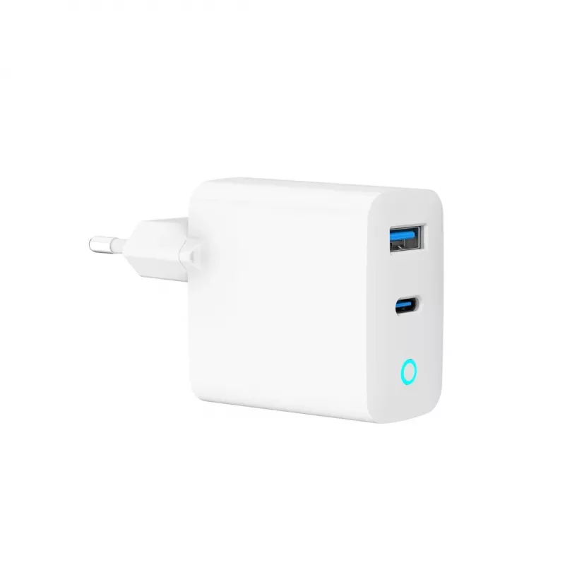 Cargador Gembird TA-UC-PDQC65L-W-01 para dispositivos móviles universal blanco AC carga rápida interior