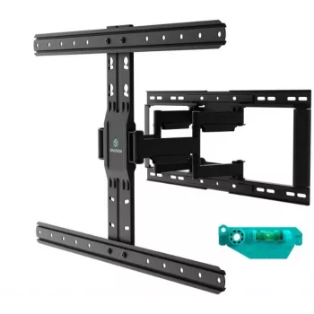 Soporte de suelo para TV ONKRON SM6-B para pantallas de 32 a 90 pulgadas, capacidad de carga 50 kg, VESA 200x200-600x400, inclinación -10-5°, giro 40°