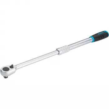 HiPer Carraca reversible de dentado fino 916HPLG, 1/2 (negro/azul, extensible, ángulo de accionamiento 4°, retención de bola)