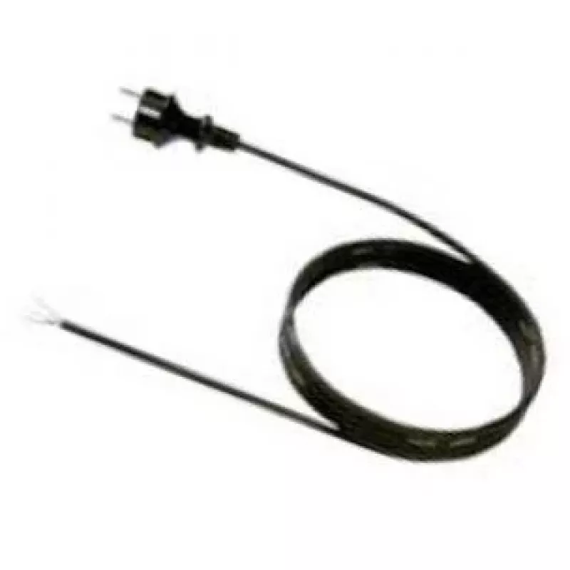 Bachmann H07RN-F3G - cable de alimentación - AC 250 V - 16 A - 5,0m - moldeado - negro (323.186)