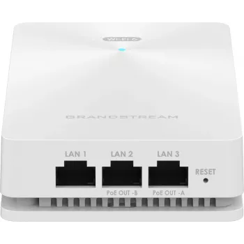 Punto de acceso inalámbrico Grandstream GWN7661E — Doble banda 2,4/5 GHz, 1201 Mbps, PoE, 3x RJ-45, blanco