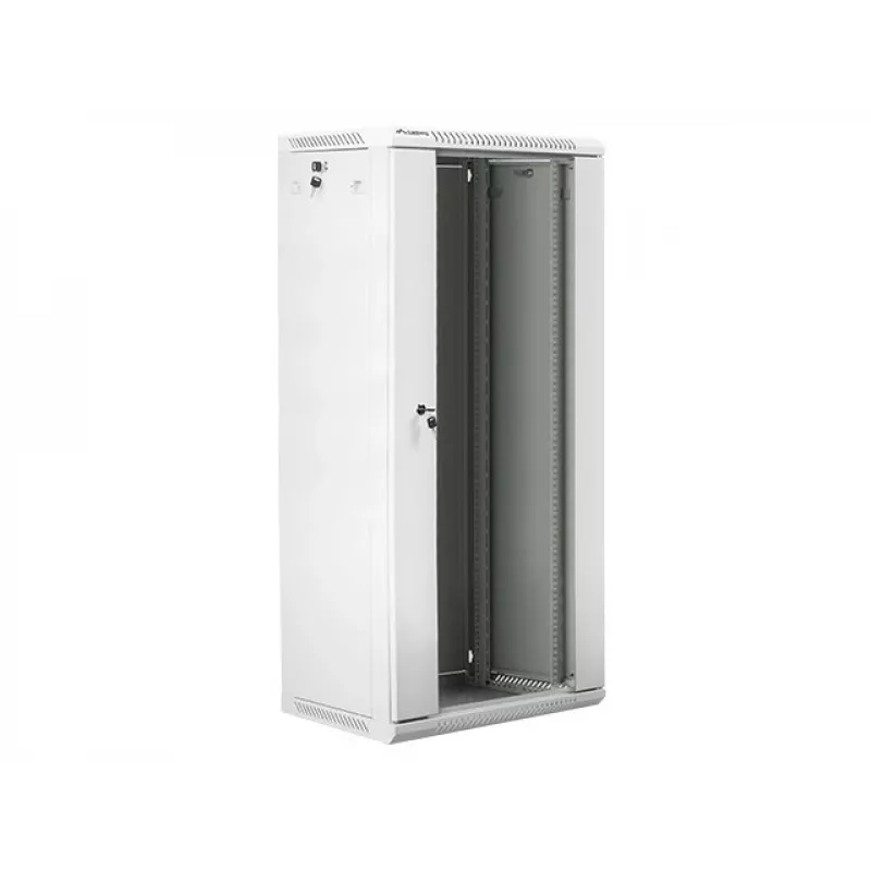 Armario rack Lanberg WF01-6427-10S 27U de pared blanco