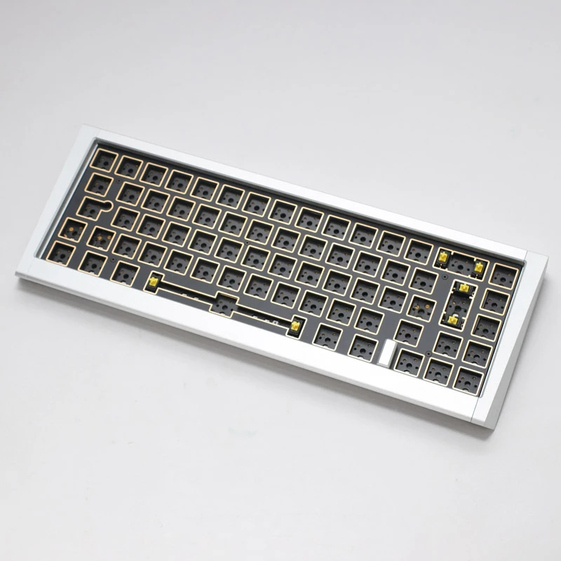 Teclado Ducky Outlaw 65 Universal USB US-Inglés Plata