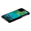 Funda para smartphone iKins para iPhone 11 Pro — diseño de nenúfares, negra