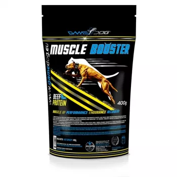 GAME DOG Muscle Booster - Complemento alimenticio para perros - 400g