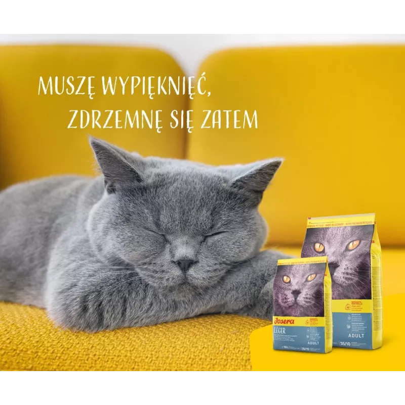 Pienso Josera LÉGER gatos 10 kg adulto pavo