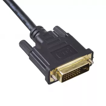Cable HDMI a DVI-D Akyga AK-AV-11 (24+1), 1,8 m, negro