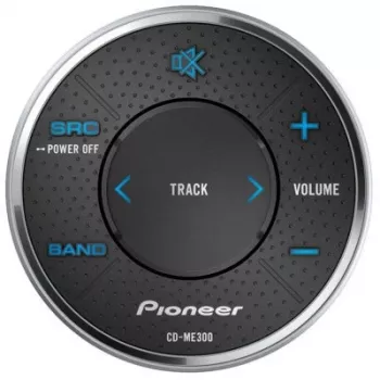 Pioneer CD-ME300 - Audio - Con cable - Botones - IPX7 - Negro - Plata