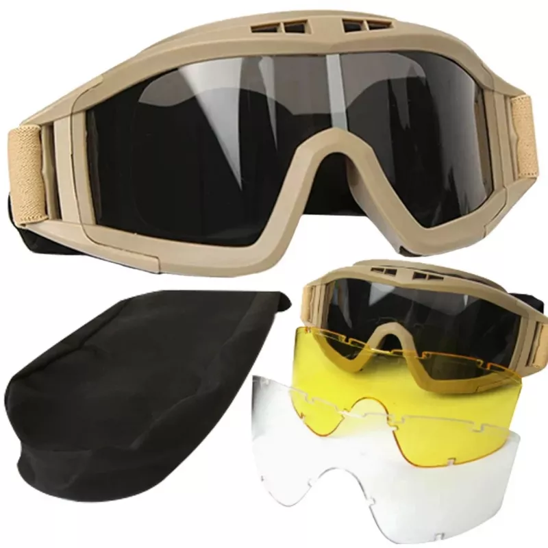Extralink Gafas tácticas militares, gafas de protección ASG para airsoft mil-678