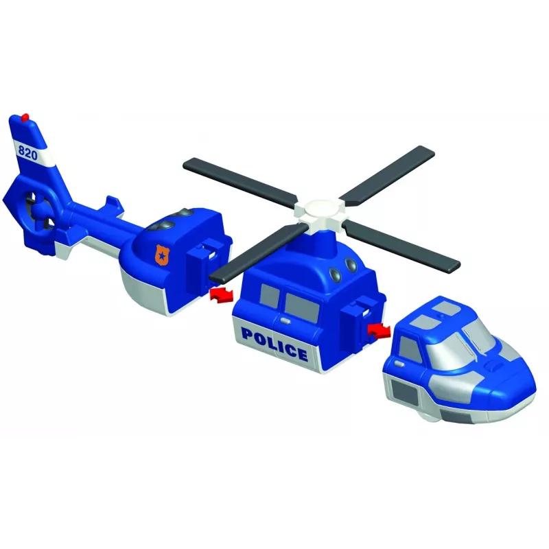 Set de vehículos Popular Playthings Mix or Match Vehicles Police