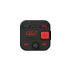 Transmisor FM SAVIO, Bluetooth 5.3, cargador QC 3.0, pantalla LED, Bass Boost, TR-15, negro
