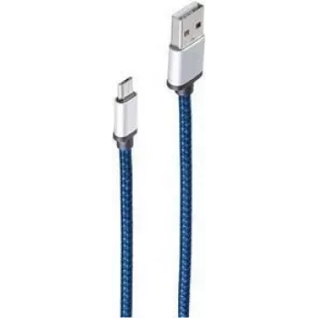 ShiverPeaks BS14-50020 - 0,9 m - USB A - Micro-USB B - USB 2.0 - 480 Mbit/s - azul