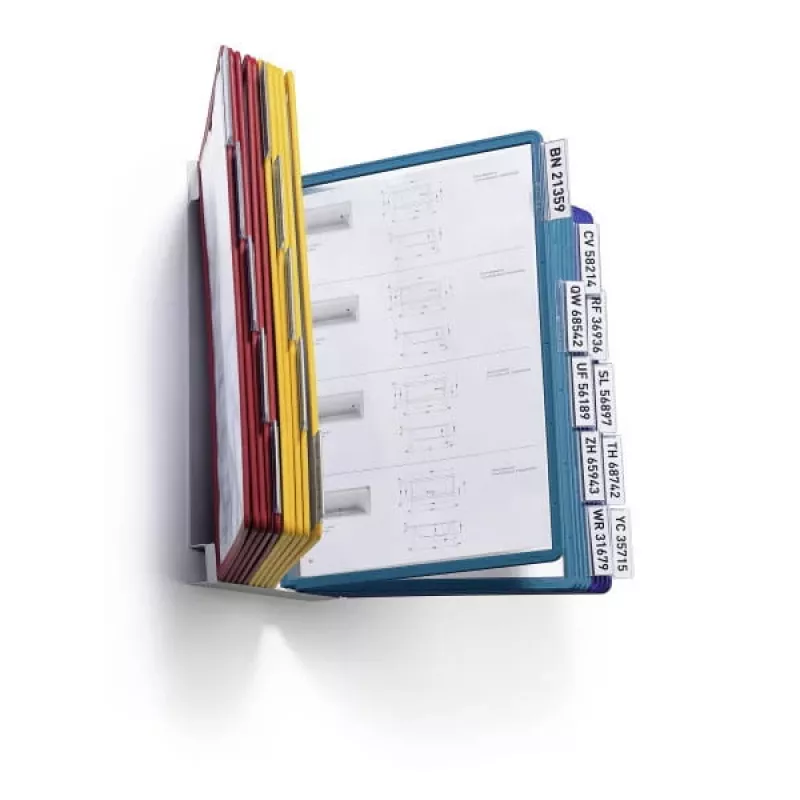 Carrusel de pared para documentos en vertical A4 Durable VARIO