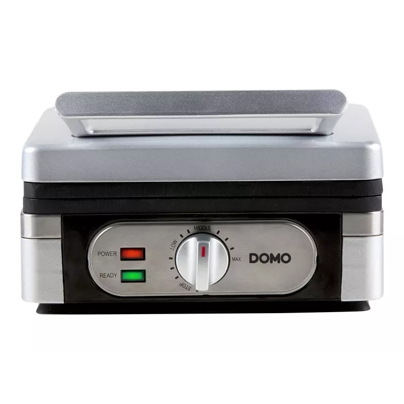 Gofrera Domo DO 9047 W 2 gofre(s) 1400 W plateado
