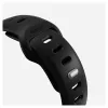 Correa para reloj Nomad Tempo Band negra de goma — 20 mm de ancho, compatible con muñecas de 155–193 mm