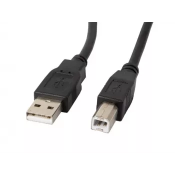 Cable USB Lanberg CA-USBA-11CC-0010-BK 1 m 2.0 USB B negro