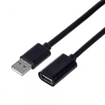 Cable de extensión USB Unitek Y‑C418GBK 5 m USB A a USB A USB 2.0, negro