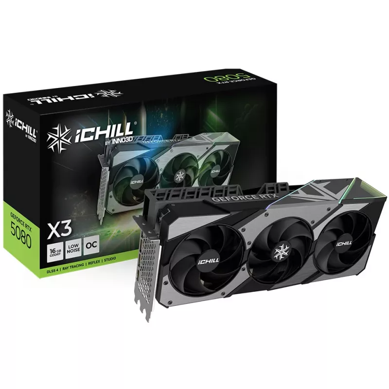 INNO3D iChill GeForce RTX 5080 X3 V2 16GB GDDR7 Tarjeta gráfica