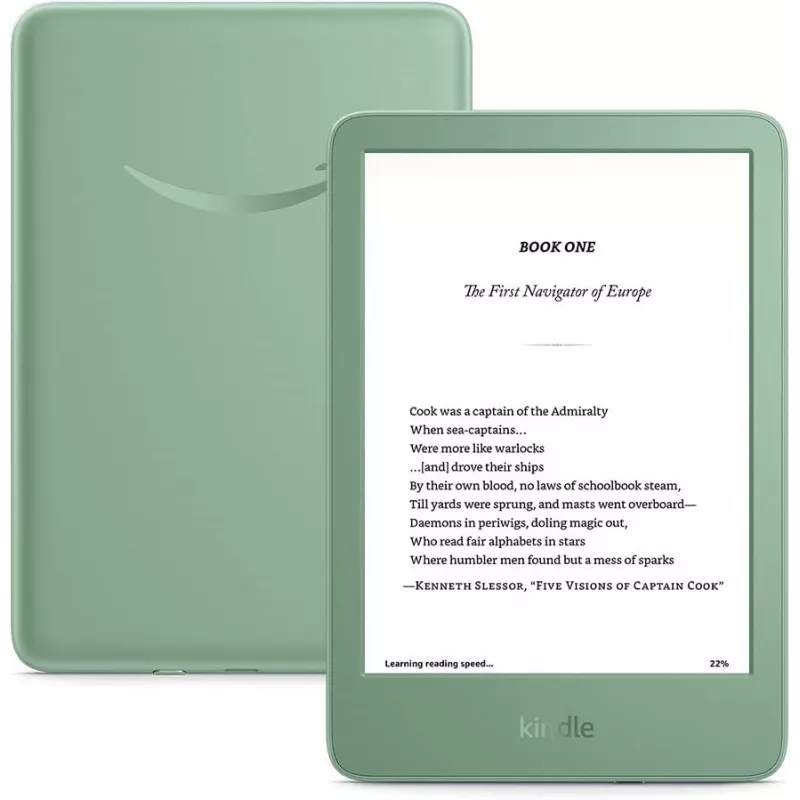 Amazon Kindle 11.ª generación B0CNVCQZG1 lector de libros electrónicos, 6 pulgadas, 16 GB, Wi-Fi, con publicidad, Matcha
