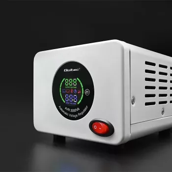 Qoltec 50724 Estabilizador automático de tensión AVR 2000VA