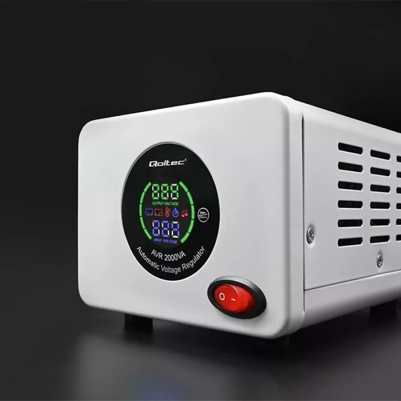 Qoltec 50724 Estabilizador automático de tensión AVR 2000VA