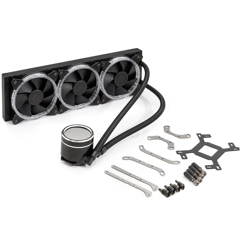 Refrigeración líquida Bitspower Cyclops 360 AIO para CPU, negro