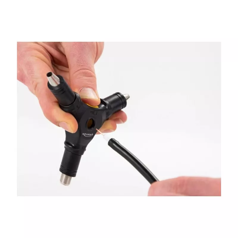 Herramienta de instalación para conector F DeLOCK 90515