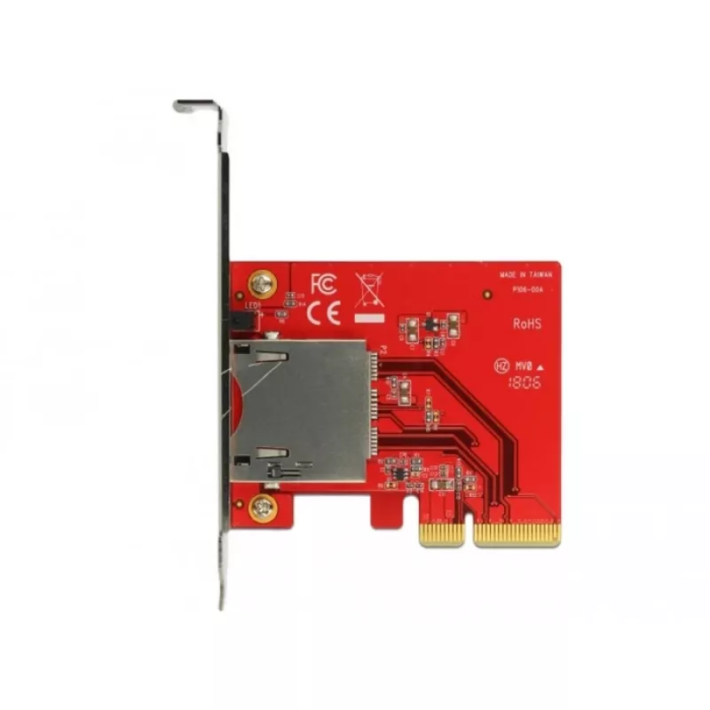 DeLOCK PCI Express > 1x ranura externa CFexpress - lector de tarjetas (CF) - PCI Express x4 3.0 (91748)