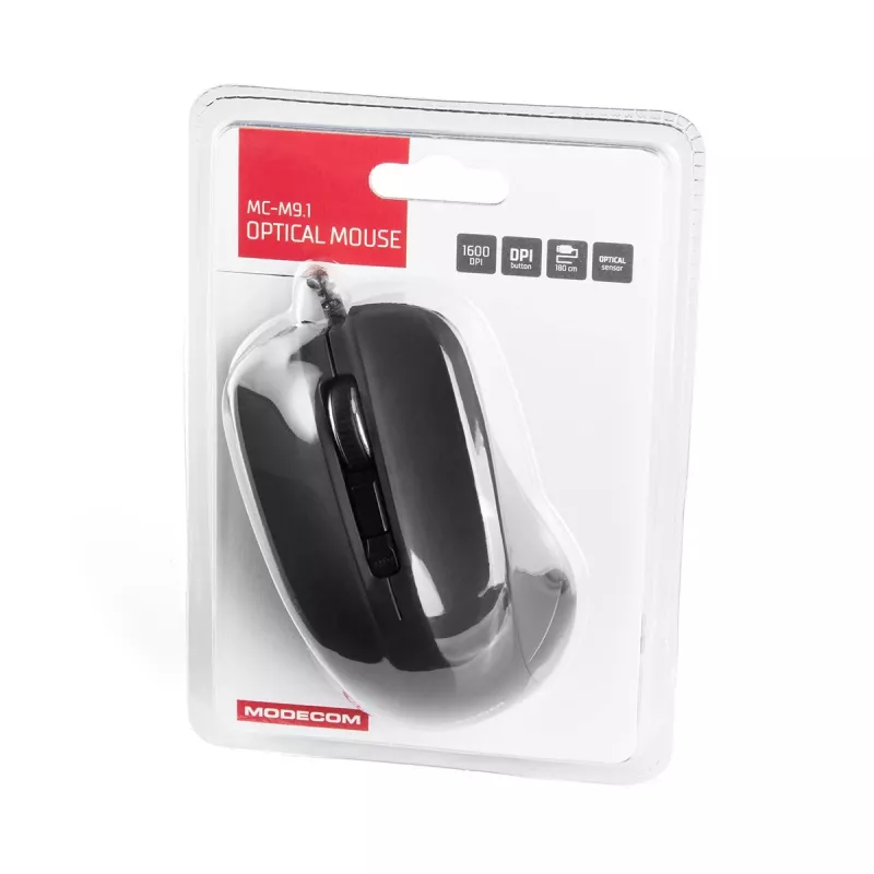 Ratón Modecom MC-M9.1 USB Type-A óptico para diestros