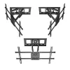 Maclean MC-789 soporte de pared para TV, 32-85 pulgadas, 60 kg, VESA máx. 600x400, negro