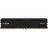 16 GB Crucial Pro Módulo - DIMM 288-PIN Low Profile - 6000 MHz / PC5-48000 - CL48 - 1.1 V - sin búfer - on-die ECC - negro mate