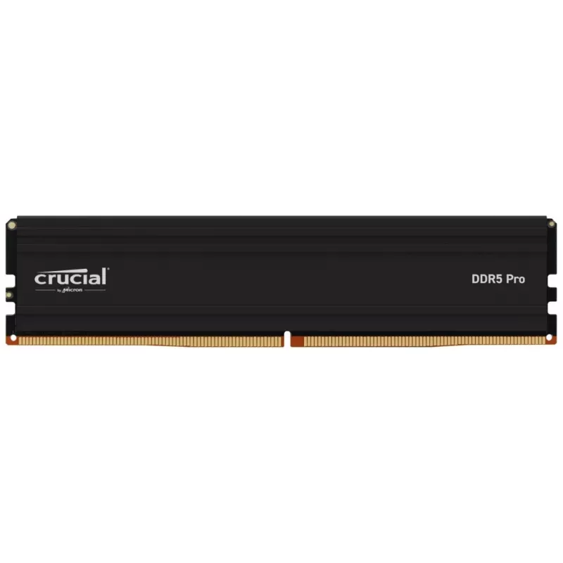 16 GB Crucial Pro Módulo - DIMM 288-PIN Low Profile - 6000 MHz / PC5-48000 - CL48 - 1.1 V - sin búfer - on-die ECC - negro mate