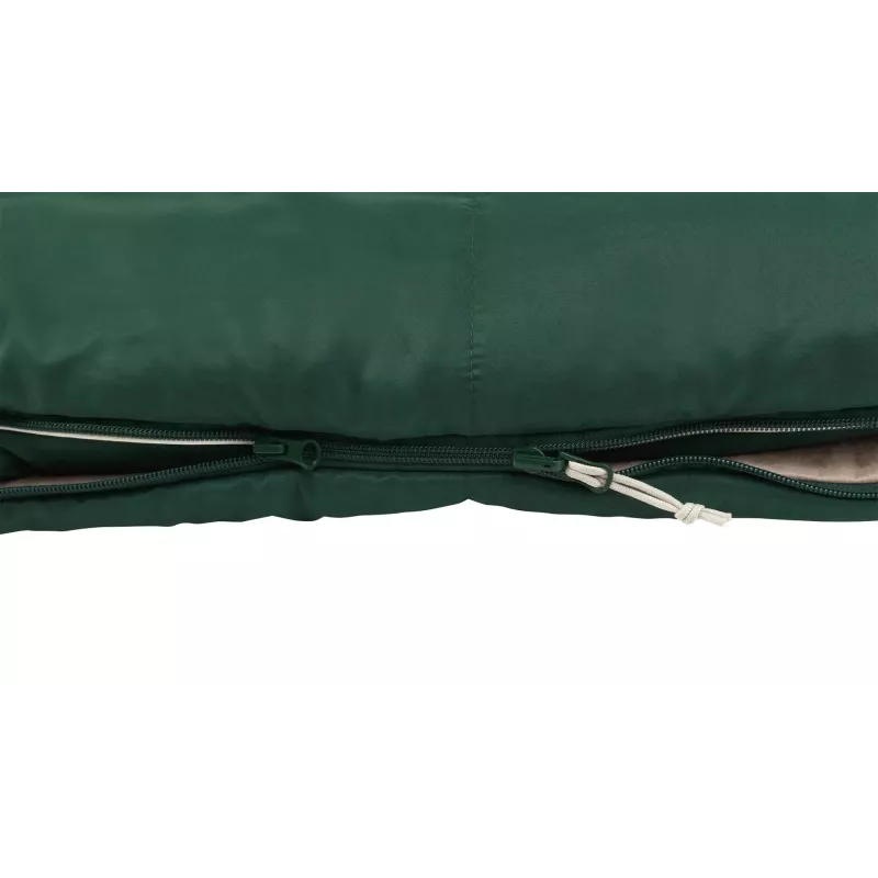 Saco de dormir Outwell Contour Prime adulto rectangular poliéster 850×2200 mm, altura máxima del usuario 190 cm, verde