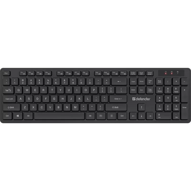 Conjunto de teclado y ratón inalámbricos DEFENDER C-993 RF 45996 — conexión RF, diseño compacto