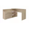 Mesa de ordenador Topeshop DANY SONOMA KPL color roble