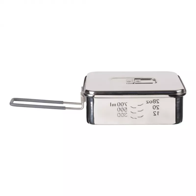Olla ESBIT PT1200ST acero inoxidable olla de camping 1,2 L, 554 g, plateada