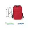 Mochila de ocio DICOTA D32121-RPET roja poliéster rPET