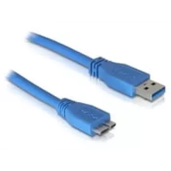 Cable Micro-USB 3.0 DeLOCK 1 m, USB A, 5 Gbit/s, azul