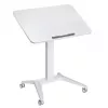 Mesa móvil para portátil MACLEAN MC-453W con regulación neumática de altura, altura máx. 109 cm