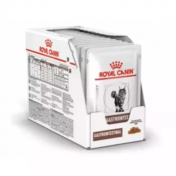 Comida húmeda para gatos Royal Canin Gastrointestinal 85 g bolsa — carne, 12 x 85 g, gatos adultos, en problemas gastrointestinales