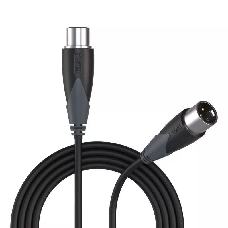 Cable de audio PROCAB CLA901/3 3 m XLR (3 polos) negro, gris