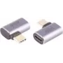 Adaptador de género de cable ShiverPeaks BS14-05035 USB-C a USB-C gris