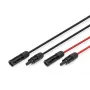 Cable Digitus DK-SCEC64-0030 4 mm² conector MC4 3 m negro rojo