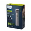 Recortadora todo en uno Philips MG5920/15 Series 5000, Acero inoxidable, 0,5 mm, 1,6 cm, 1 mm, Barba, Orejas, Nariz, Batería
